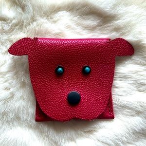 Handmade Leather puppy wallet